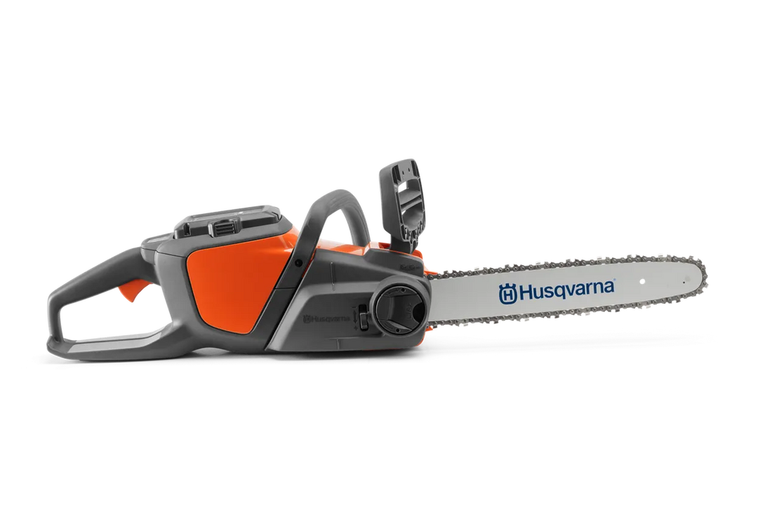 HUSQVARNA 120i 14" CHAINSAW BATTERY AND CHARGER INCLUDED