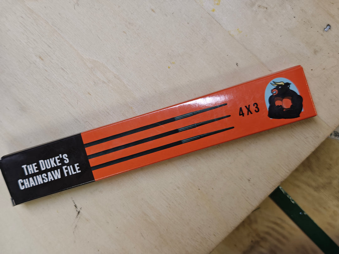 THE DUKE'S PROFESSIONAL DOUBLE CUT CHROMIUM ALLOY CHAINSAW AND AXE FILES