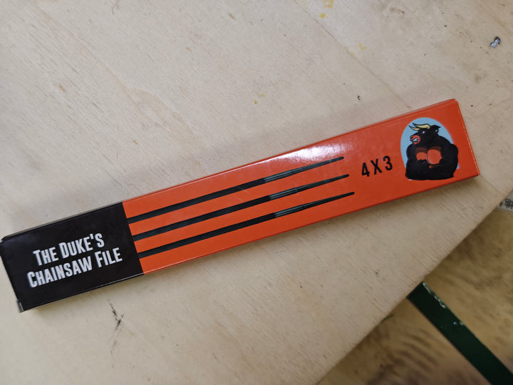 THE DUKE'S PROFESSIONAL DOUBLE CUT CHROMIUM ALLOY CHAINSAW AND AXE FILES