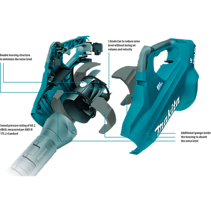 36V (18V X2) LXT® Brushless Blower, Tool Only XBU02Z