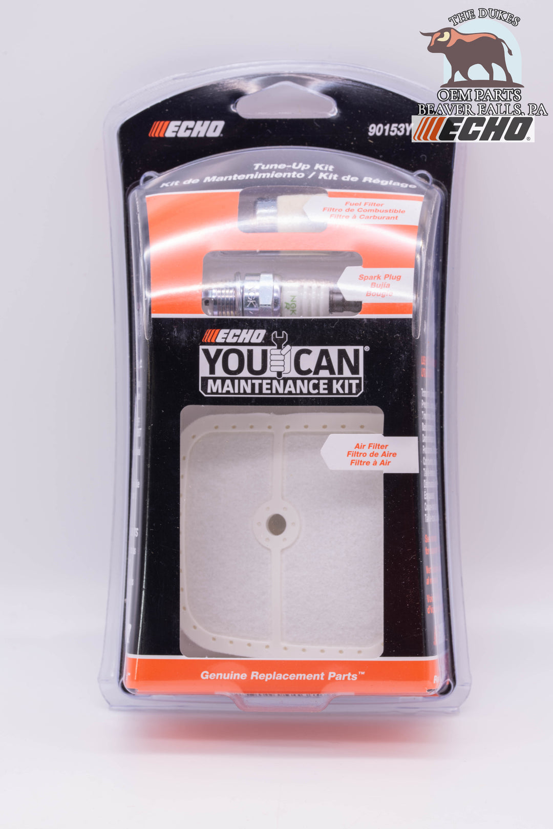 GENUINE ECHO AIR, FUEL FILTER AND SPARK PLUG TUNE UP KIT FITS SRM-260 + MORE 90153Y
