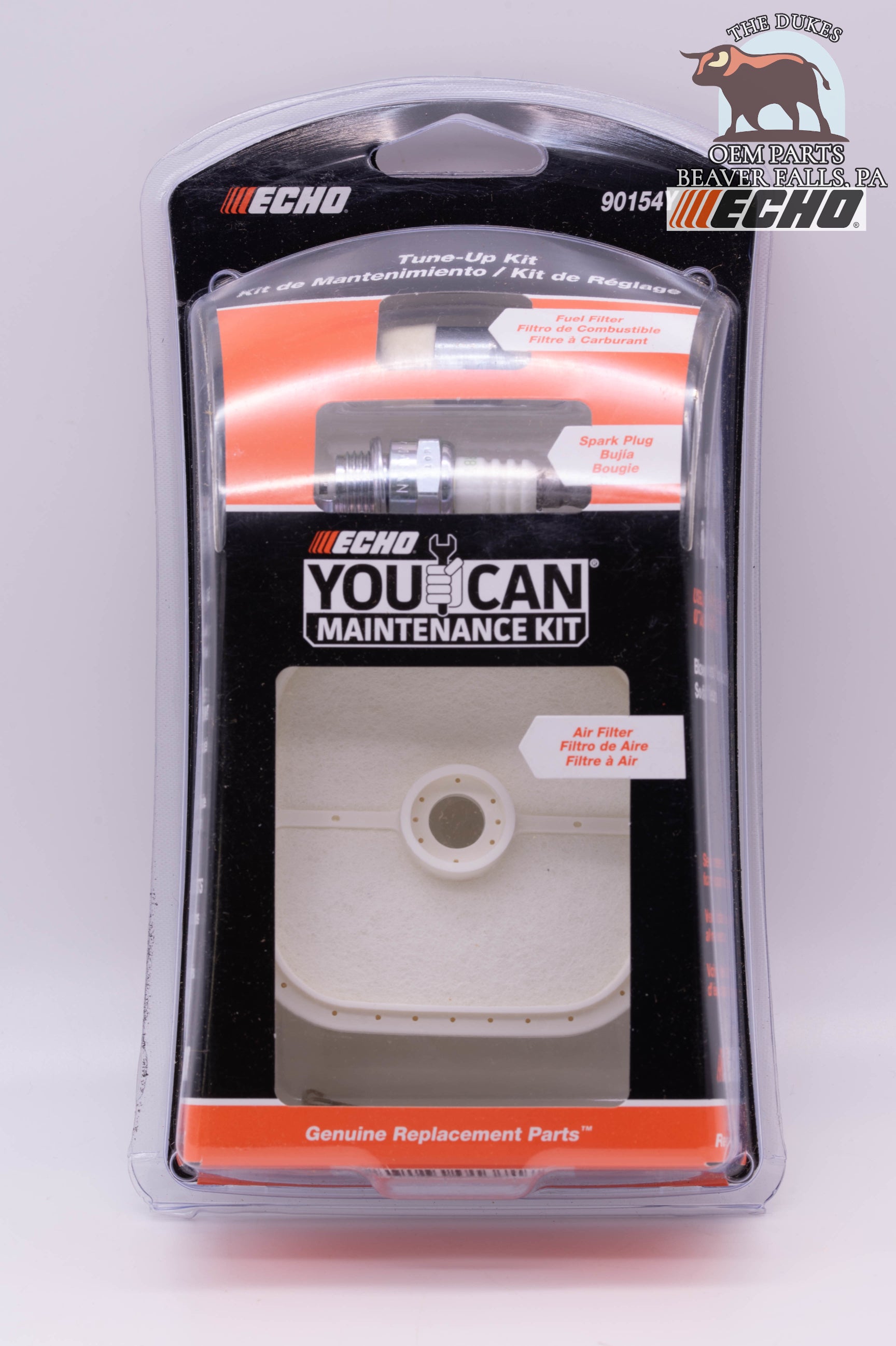 GENUINE ECHO AIR, FUEL FILTER AND SPARK PLUG TUNE UP KIT FITS PB