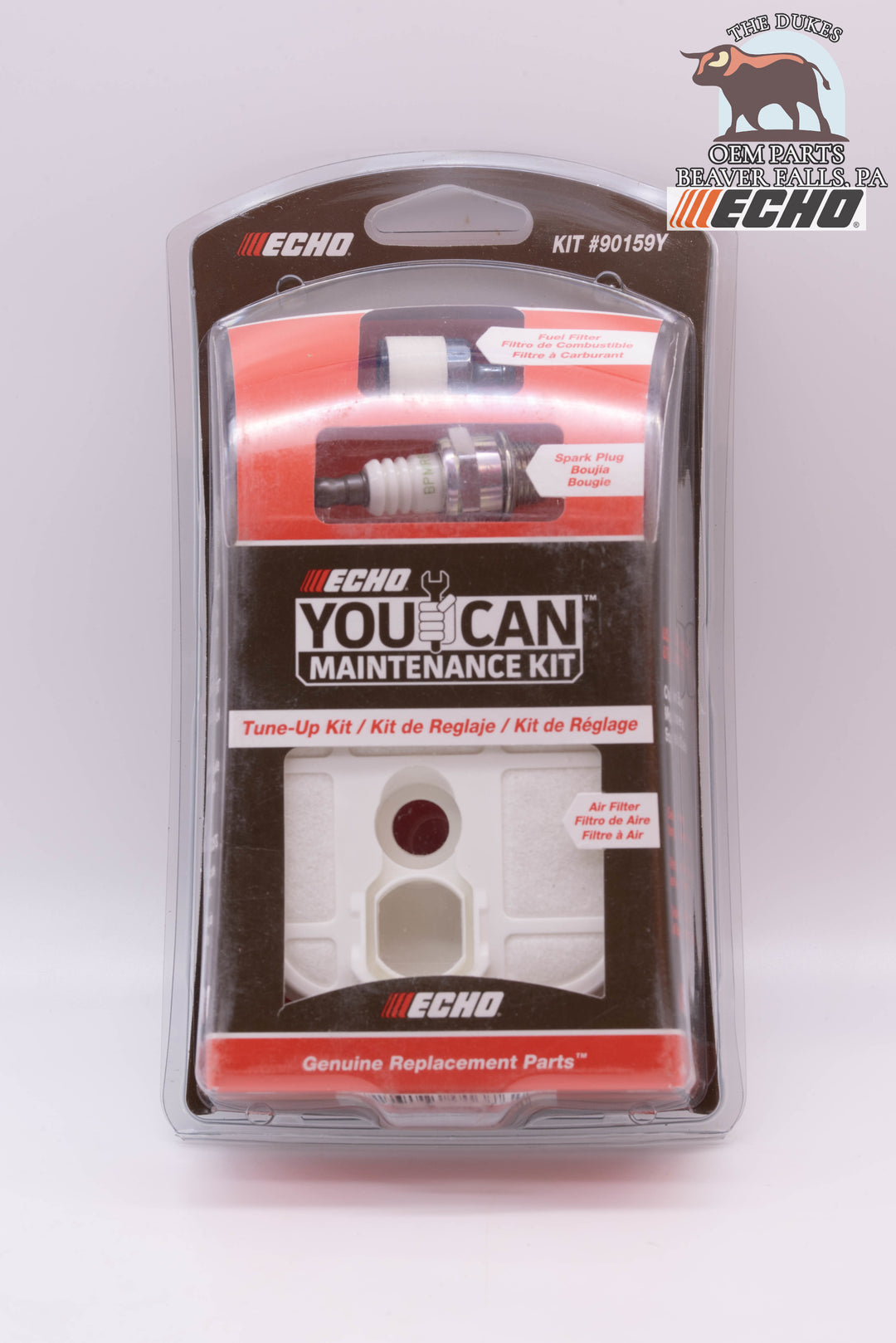 GENUINE ECHO AIR, FUEL FILTER AND SPARK PLUG TUNE UP KIT FITS CS-330T, CS-360T 90159Y