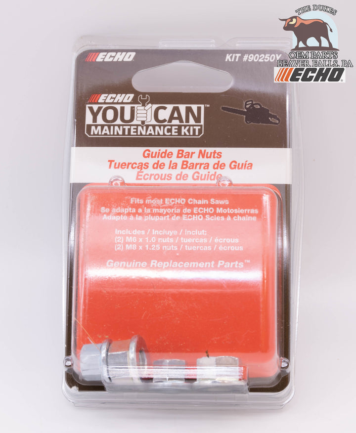 GENUINE ECHO YOU CAN GUIDE BAR NUTS KIT FITS MOST ECHO SAWS 90250Y