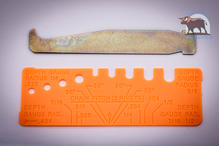 THE DUKE'S CHAINSAW BAR RAIL GROOVE CLEANER AND SHARPENING TOOL