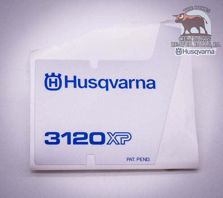 GENUINE DECAL FITS HUSQVARNA  3120XP 537 09 69-01