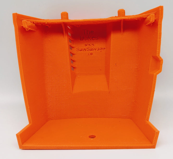 DUKE'S REPLICA AIR FILTER COVER FITS HUSQVARNA 285 298 2100 2101 VERSION 2.0 - www.SawSalvage.co Traverse Creek Inc.