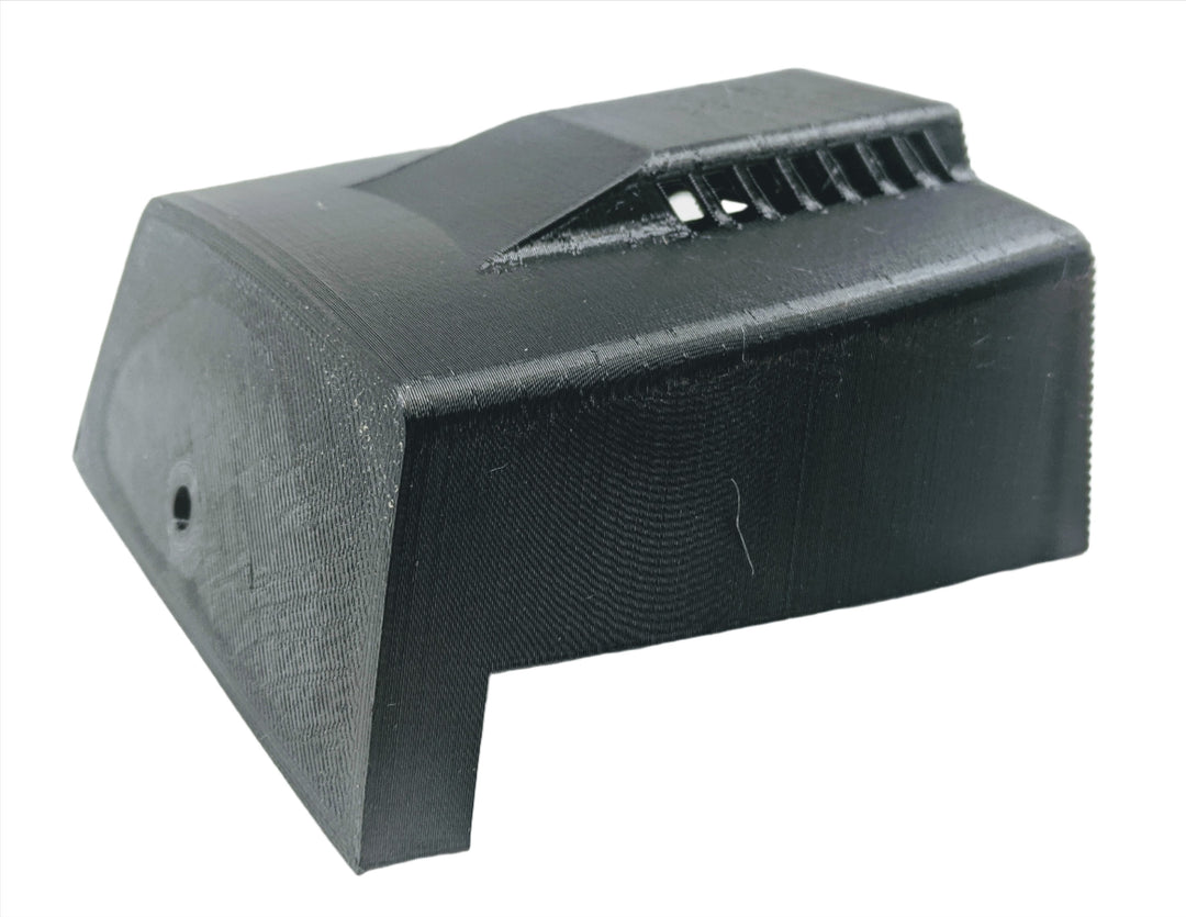 DUKE'S REPLICA AIR FILTER COVER FITS HUSQVARNA 285 298 2100 2101 VERSION 2.0 BLACK - www.SawSalvage.co Traverse Creek Inc.