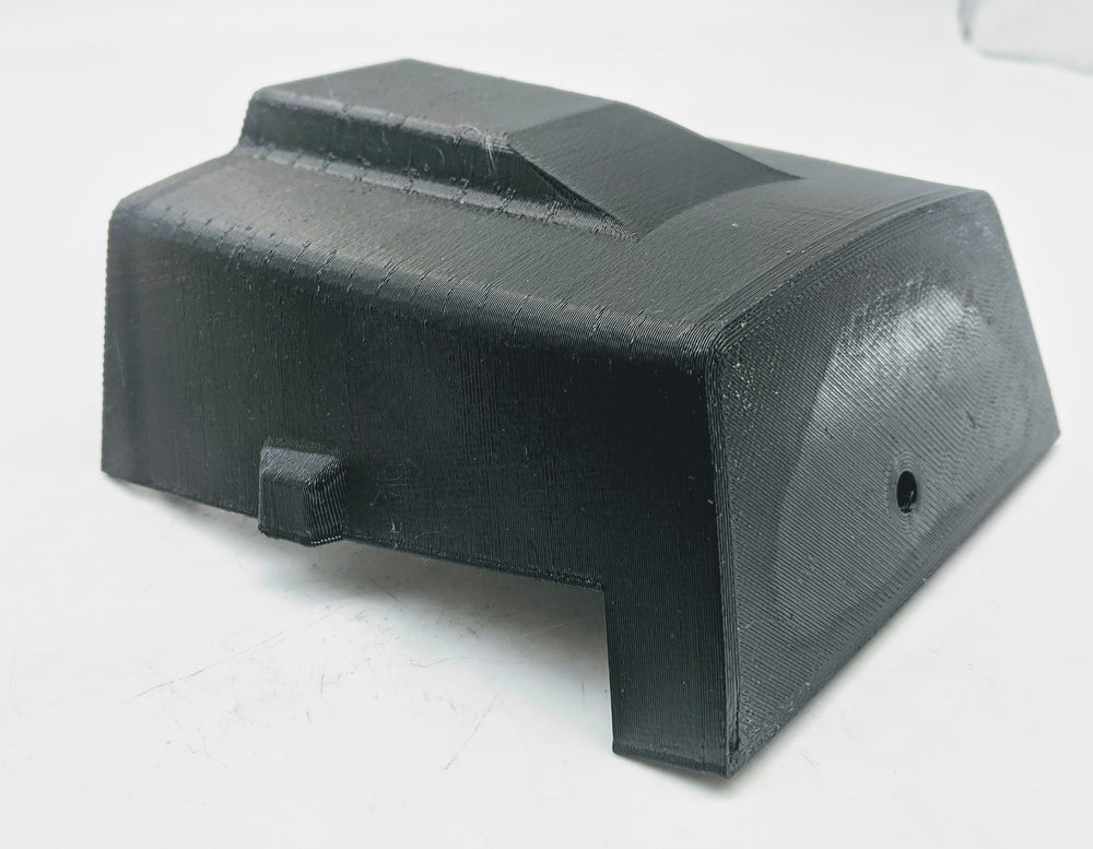 DUKE'S REPLICA AIR FILTER COVER FITS HUSQVARNA 285 298 2100 2101 VERSION 2.0 BLACK - www.SawSalvage.co Traverse Creek Inc.