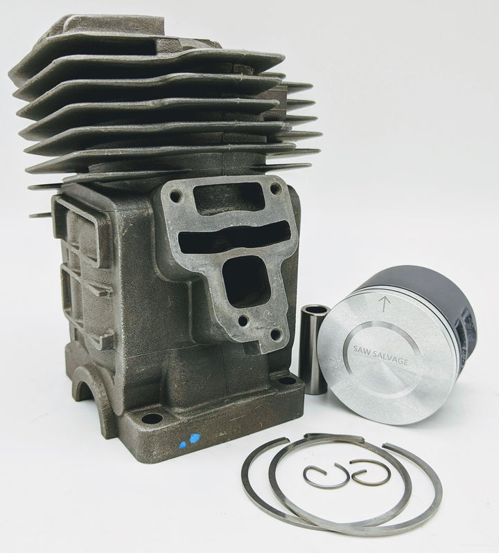 DUKE'S MOLY COATED POP-UP PISTON & CYLINDER FITS STIHL MS311 MS391 49MM - www.SawSalvage.co Traverse Creek Inc.