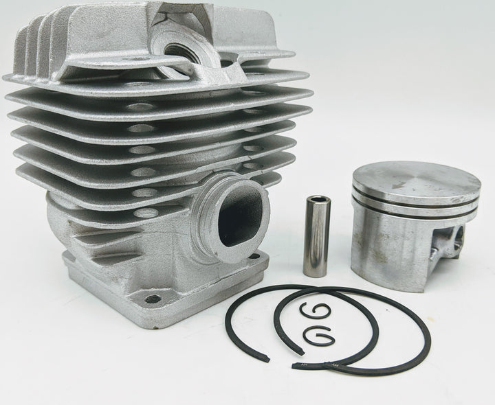 THE DUKE'S CHROME PISTON & CYLINDER FITS STIHL 044 10MM PIN 50MM - www.SawSalvage.co Traverse Creek Inc.