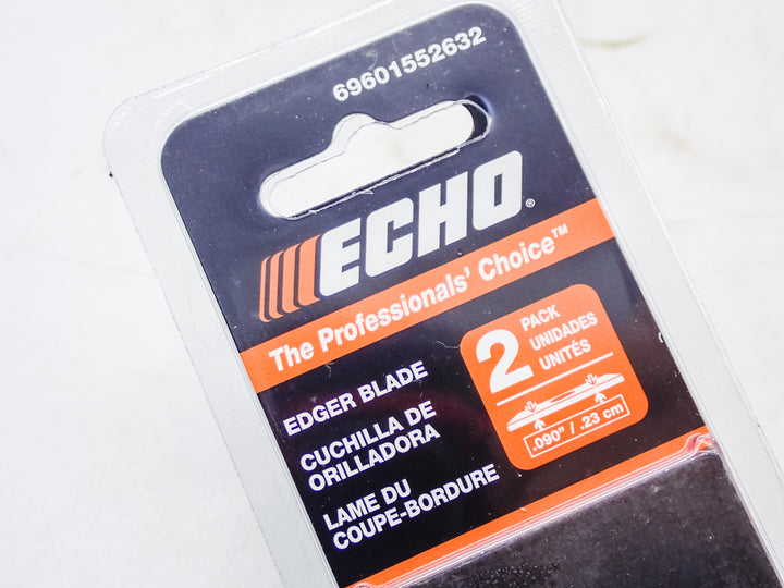 GENUINE ECHO 2-PACK EDGER BLADES .090 69601552632