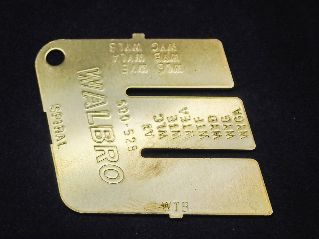 GENUINE WALBRO METERING LEVER GAUGE 500-528