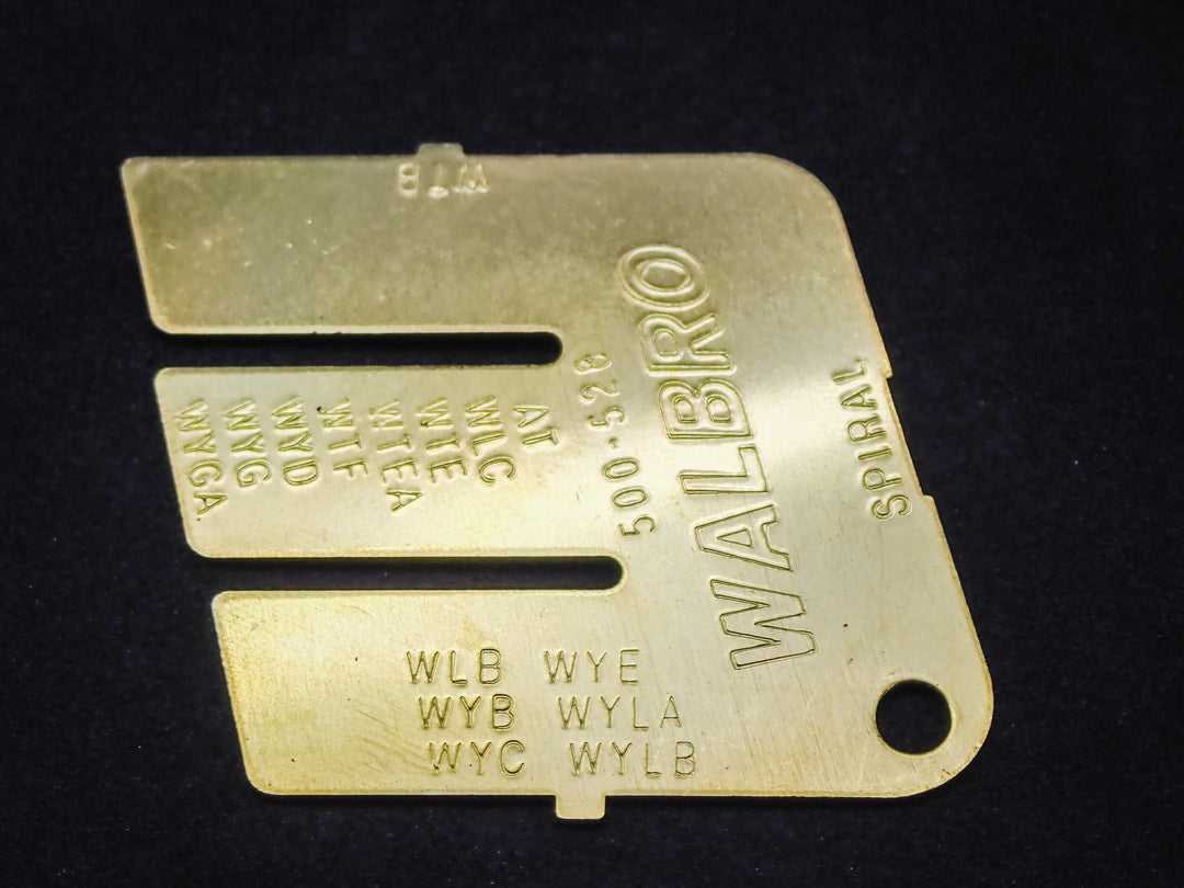 GENUINE WALBRO METERING LEVER GAUGE 500-528