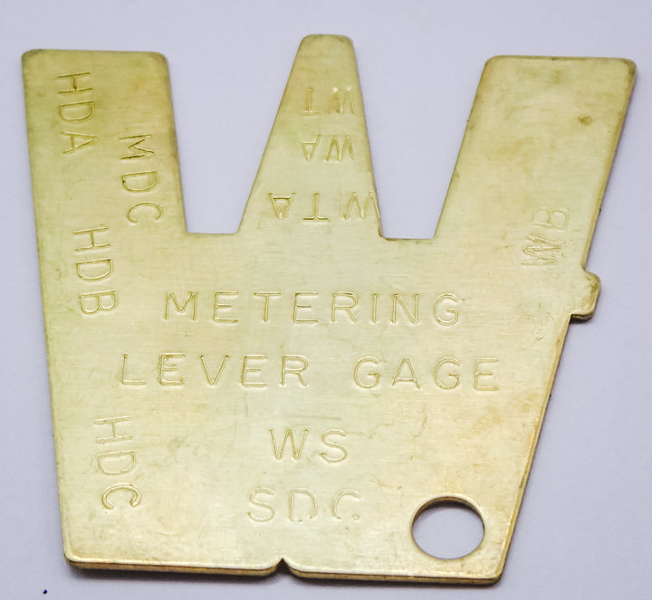 GENUINE WALBRO METERING LEVER GAUGE 500-13