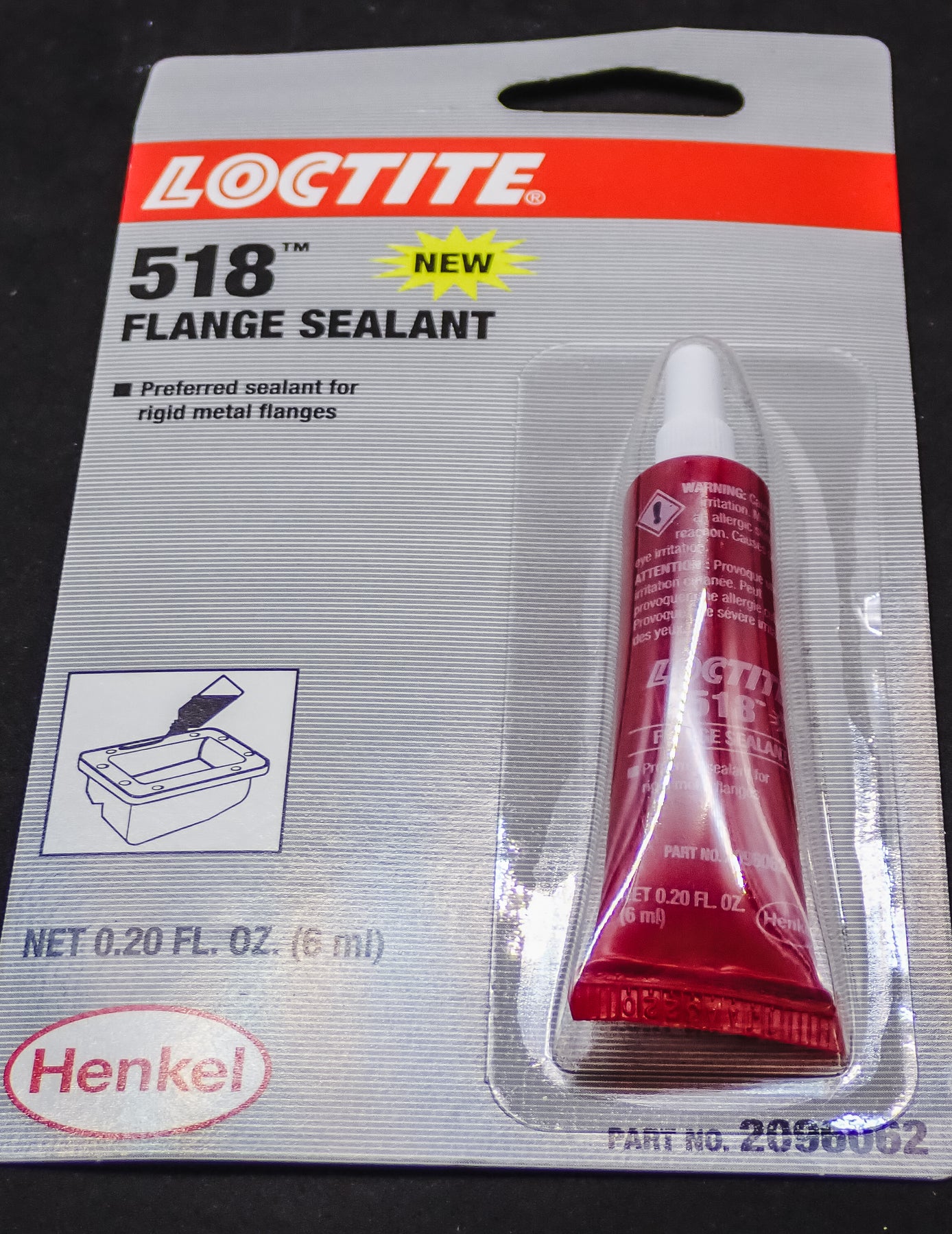 GENUINE LOCTITE 518 FLANGE SEALANT CHAINSAW 6ML TUBE Saw Salvage