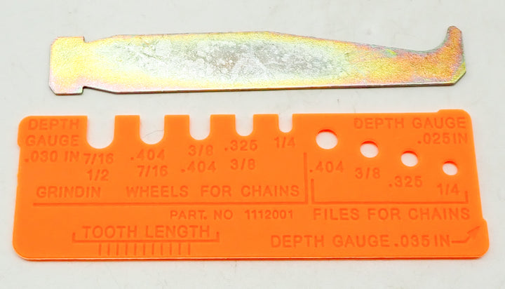 THE DUKE'S CHAINSAW BAR RAIL GROOVE CLEANER AND SHARPENING TOOL