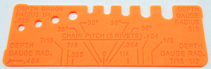 THE DUKE'S CHAINSAW BAR RAIL GROOVE CLEANER AND SHARPENING TOOL