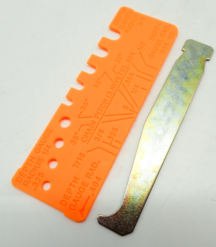 THE DUKE'S CHAINSAW BAR RAIL GROOVE CLEANER AND SHARPENING TOOL
