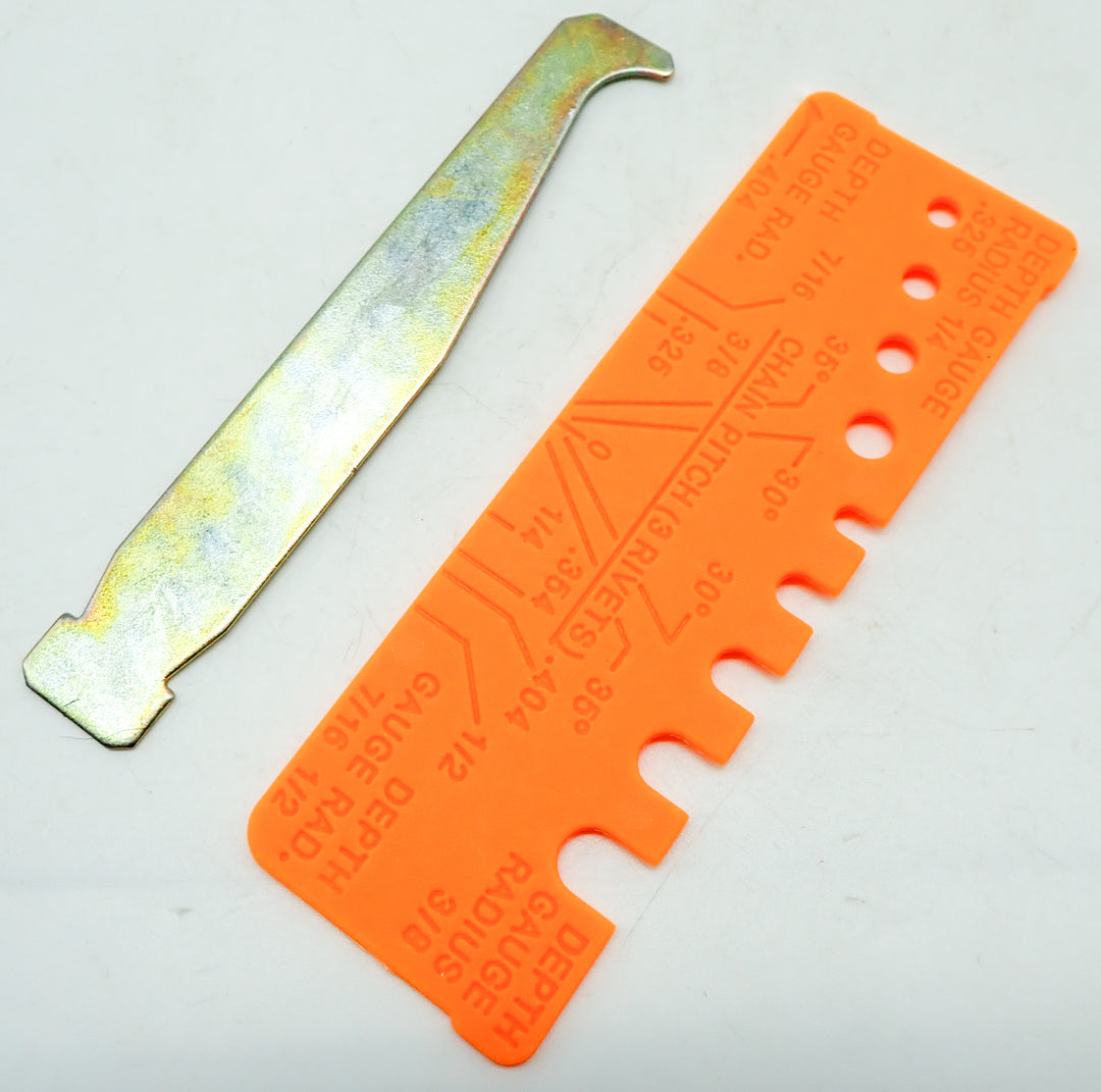 THE DUKE'S CHAINSAW BAR RAIL GROOVE CLEANER AND SHARPENING TOOL