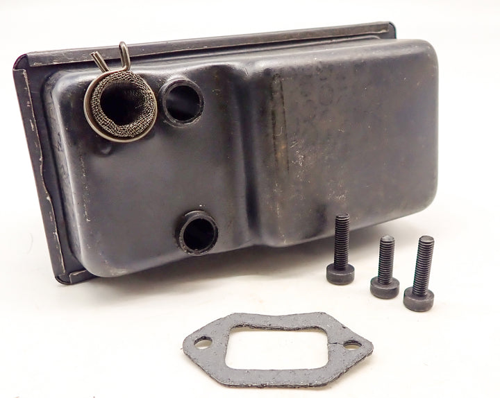 DUKE'S MUFFLER WITH GASKET SPARK SCREEN AND HARDWARE FITS STIHL TS400  4223 140 0601