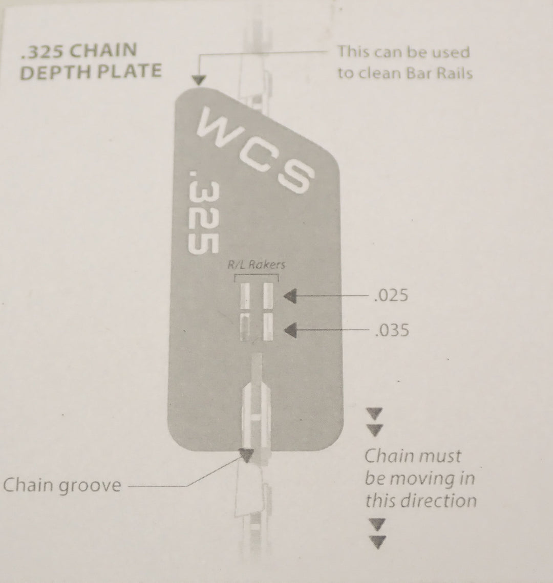 WESTCOAST SAW DEPTH PLATE  .325 PITCH SINGLE PACK