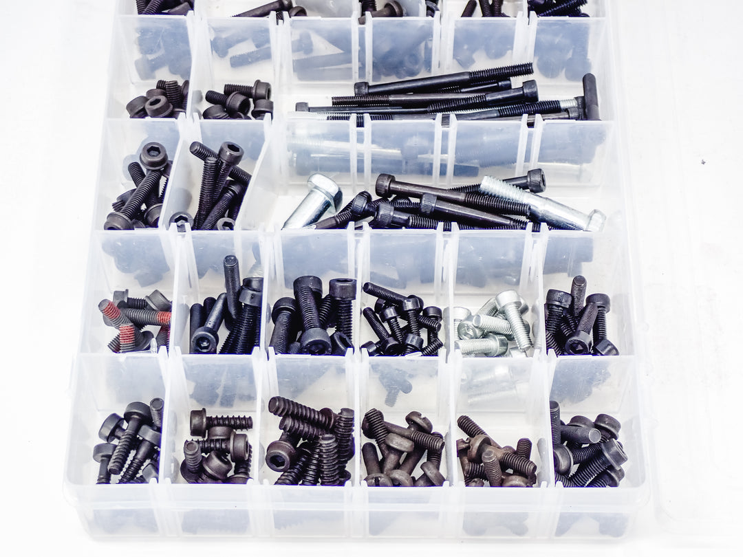 340 PIECE HARDWARE KIT SCREWS BOLTS ETC FOR HUSQVARNA CHAINSAWS