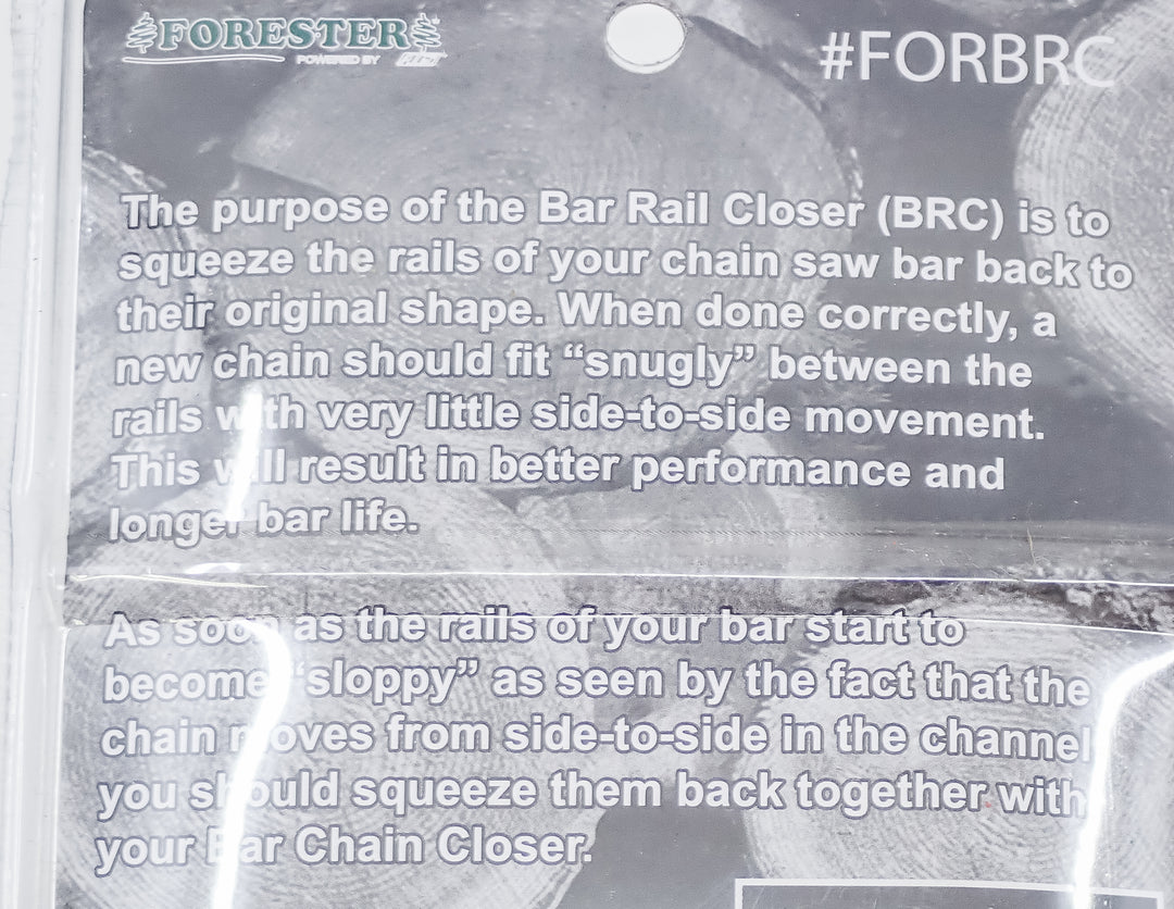 FORESTER CHAINSAW BAR RAIL CLOSER TOOL