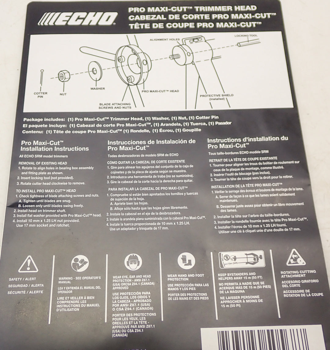 GENUINE ECHO PROFESSIONAL MAXI-CUT HEAD FITS ALL SRM MODELS 215511