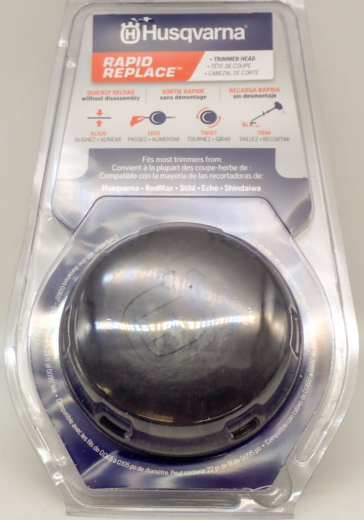 GENUINE OEM UNIVERSALE RAPID REPLACE TRIMMER HEAD FITS HUSQVARNA 599915601