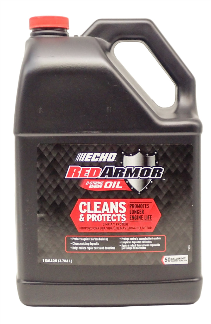 ECHO RED ARMOR 1 GALLON BOTTLE TWO STROKE OIL 128OZ MAKES 50 GALLONS