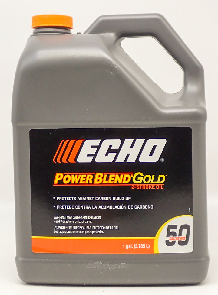 GENUINE ECHO POWER BLEND 2 STROKE OIL 1 GALLON BOTTLE 128OZ MAKES 50 GALLONS