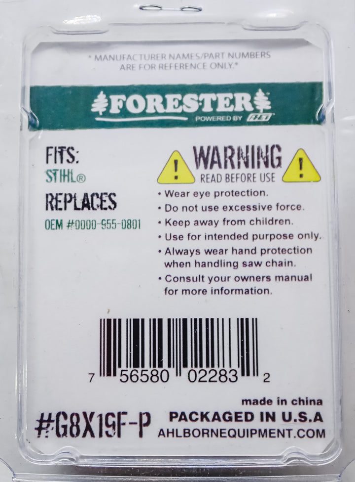 FORESTER 4PC BAR NUT KIT FITS MOST STIHL CHAINSAW