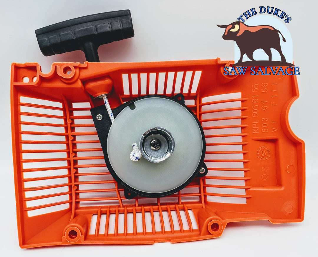 THE DUKE'S RECOIL REWIND PULL STARTER COVER FITS HUSQVARNA 61 268 272