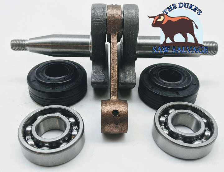 THE DUKE'S CRANKSHAFT WITH BEARINGS AND SEALS FITS HUSQVARNA 340 345 350