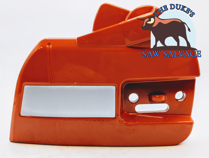 DUKE'S CLUTCH SIDE BRAKE COVER FITS HUSQVARNA 340 345 346 350 353 357 359 - www.SawSalvage.co Traverse Creek Inc.