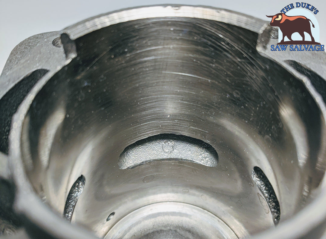 DUKE'S MOLY COATED PISTON & NIKASIL CYLINDER FITS HUSQVARNA 365 371XP 372XP - www.SawSalvage.co Traverse Creek Inc.