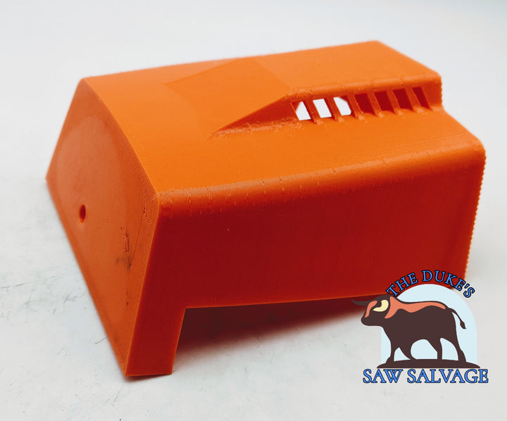 DUKE'S REPLICA AIR FILTER COVER FITS HUSQVARNA 285 298 2100 2101 VERSION 2.0 - www.SawSalvage.co Traverse Creek Inc.