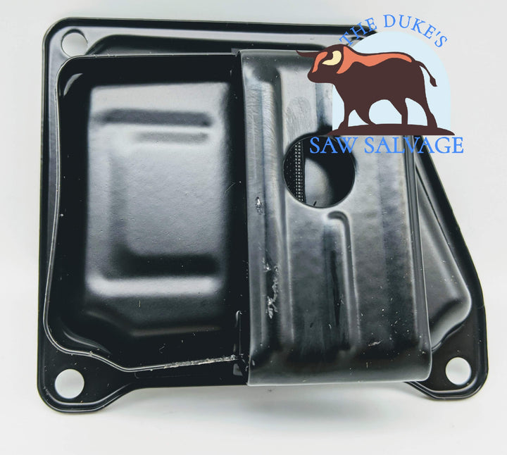 DUAL PORT MUFFLER COVER W/ SCREEN FITS STIHL MS660 066 HOLZFFORMA G660 - www.SawSalvage.co Traverse Creek Inc.