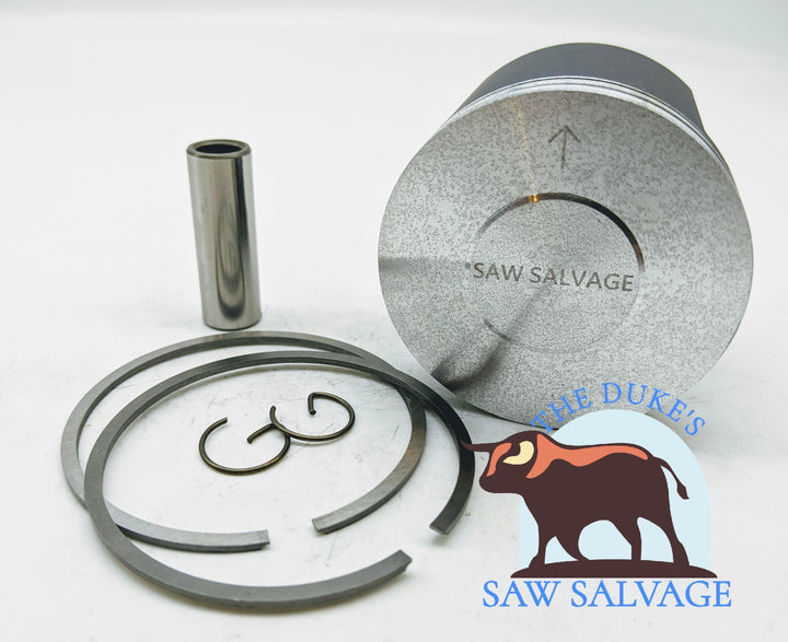 THE DUKE'S PERFORMANCE COATED POP UP PISTON FITS HUSQVARNA 455 RANCHER 47MM - www.SawSalvage.co Traverse Creek Inc.