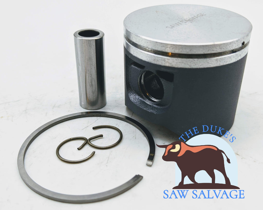 THE DUKE'S PERFORMANCE COATED PISTON FITS HUSQVARNA 357 46MM - www.SawSalvage.co Traverse Creek Inc.