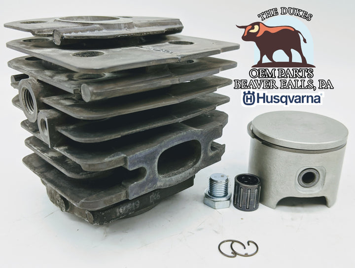 GENUINE OEM PISTON AND CYLINDER KIT FITS HUSQVARNA 51 55 RANCHER  503 60 91-71