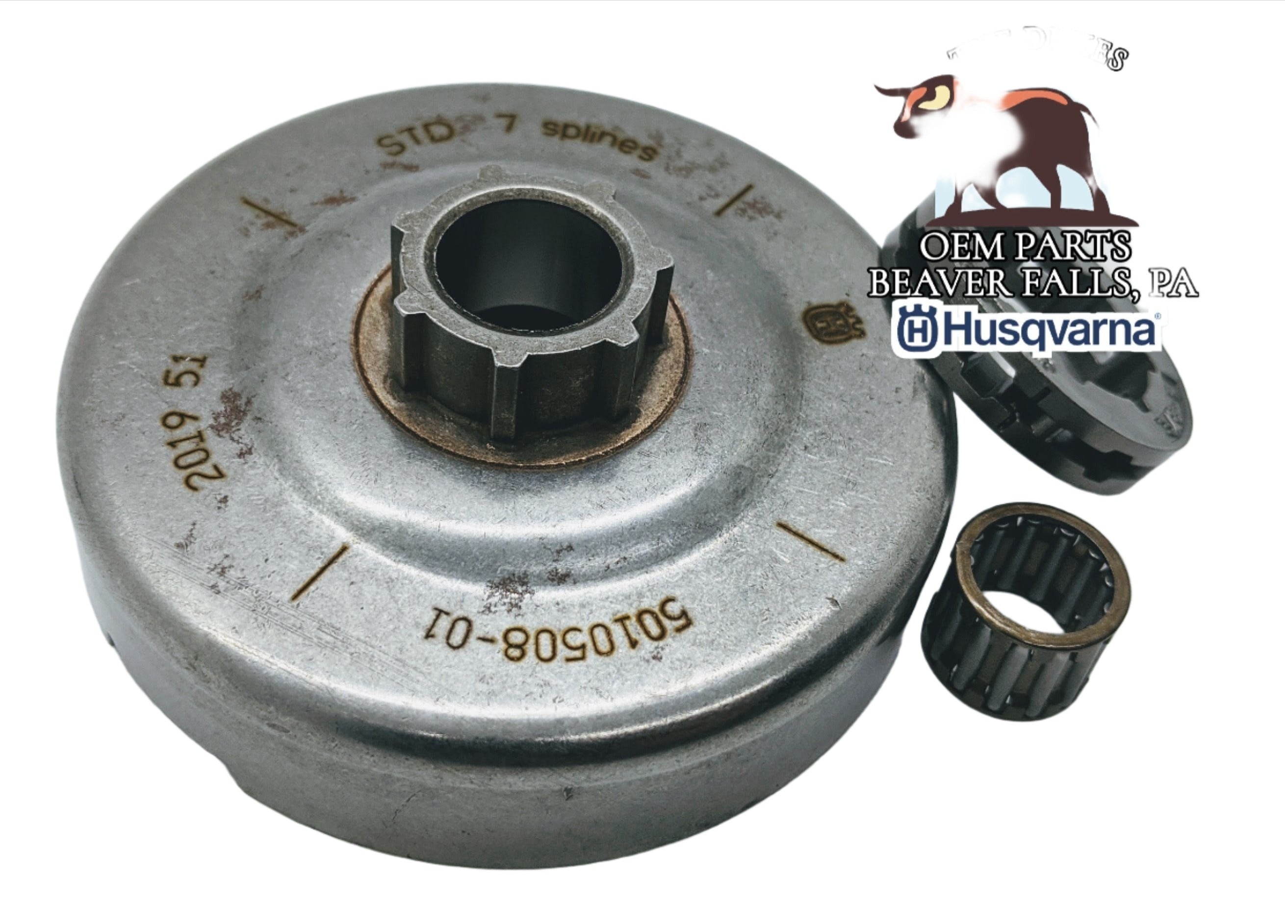 GENUINE OEM DRIVE SPROCKET CLUTCH DRUM FITS HUSQVARNA 572XP, 565