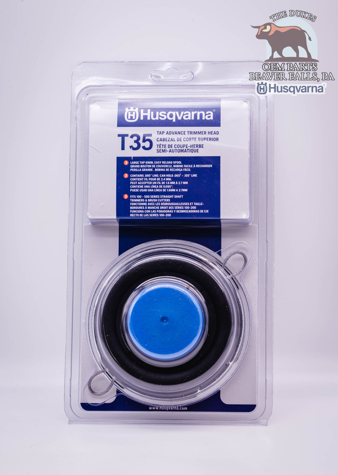 GENUINE FITS HUSQVARNA T35 TRIMMER HEAD 1-500 SERIES STRAIGHT SHAFT TRIMMERS