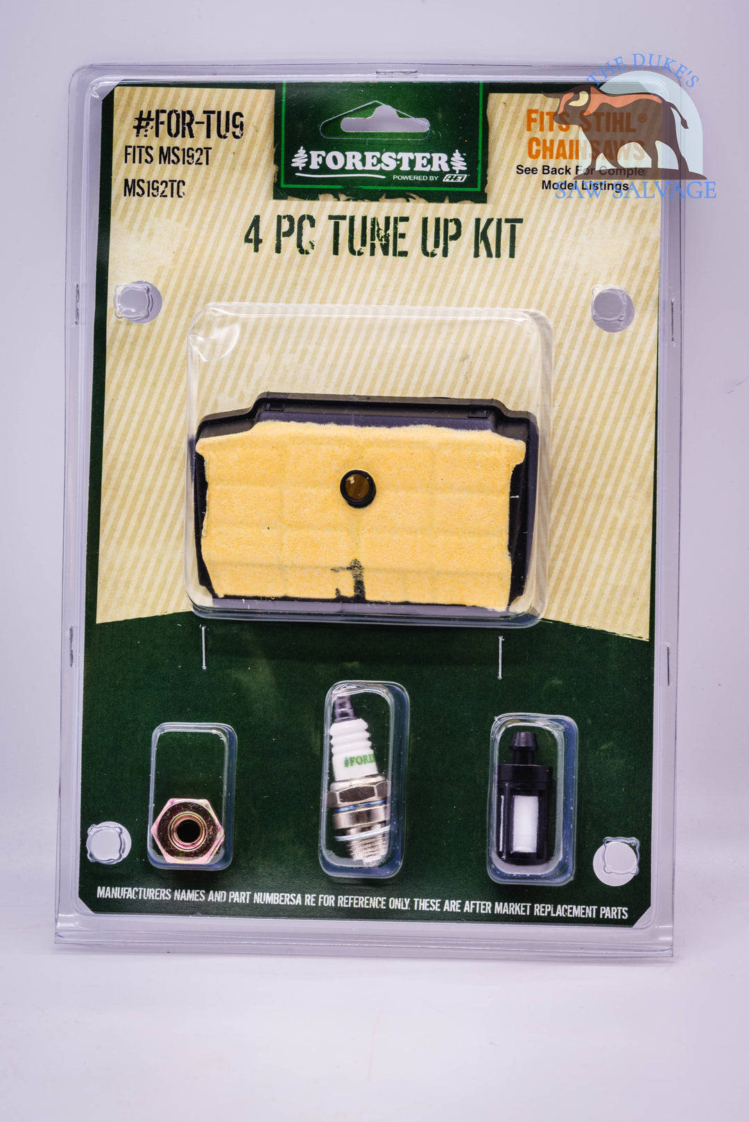 FORESTER TUNE-UP KIT FITS STIHL MS192T PRO SPARK PLUG FILTER BAR NUTS