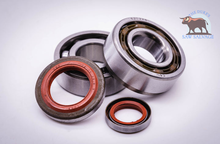 THE DUKE'S CRANK BEARINGS AND SEAL SET FITS STIHL 044 AND MS440 HOLZFFORMA G444